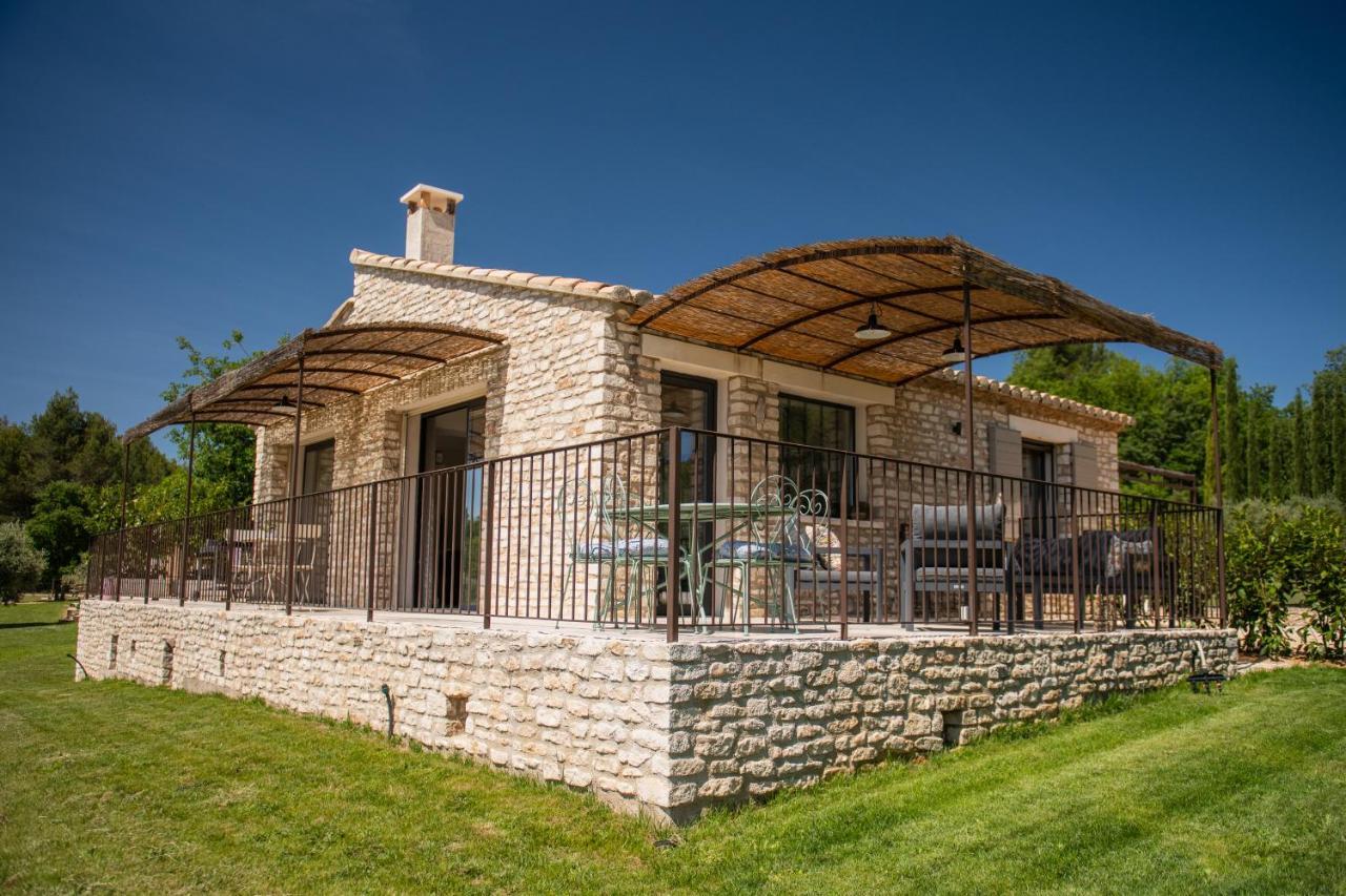Bastide Toujours Dimanche, Maison De Vacances Avec Vue & Piscine Privee Gordes Bagian luar foto