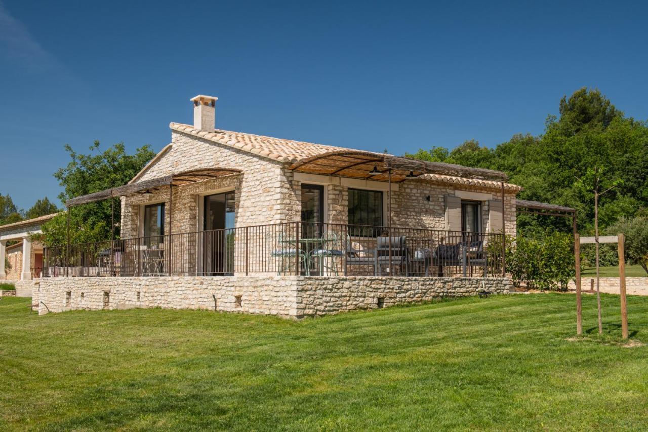 Bastide Toujours Dimanche, Maison De Vacances Avec Vue & Piscine Privee Gordes Bagian luar foto