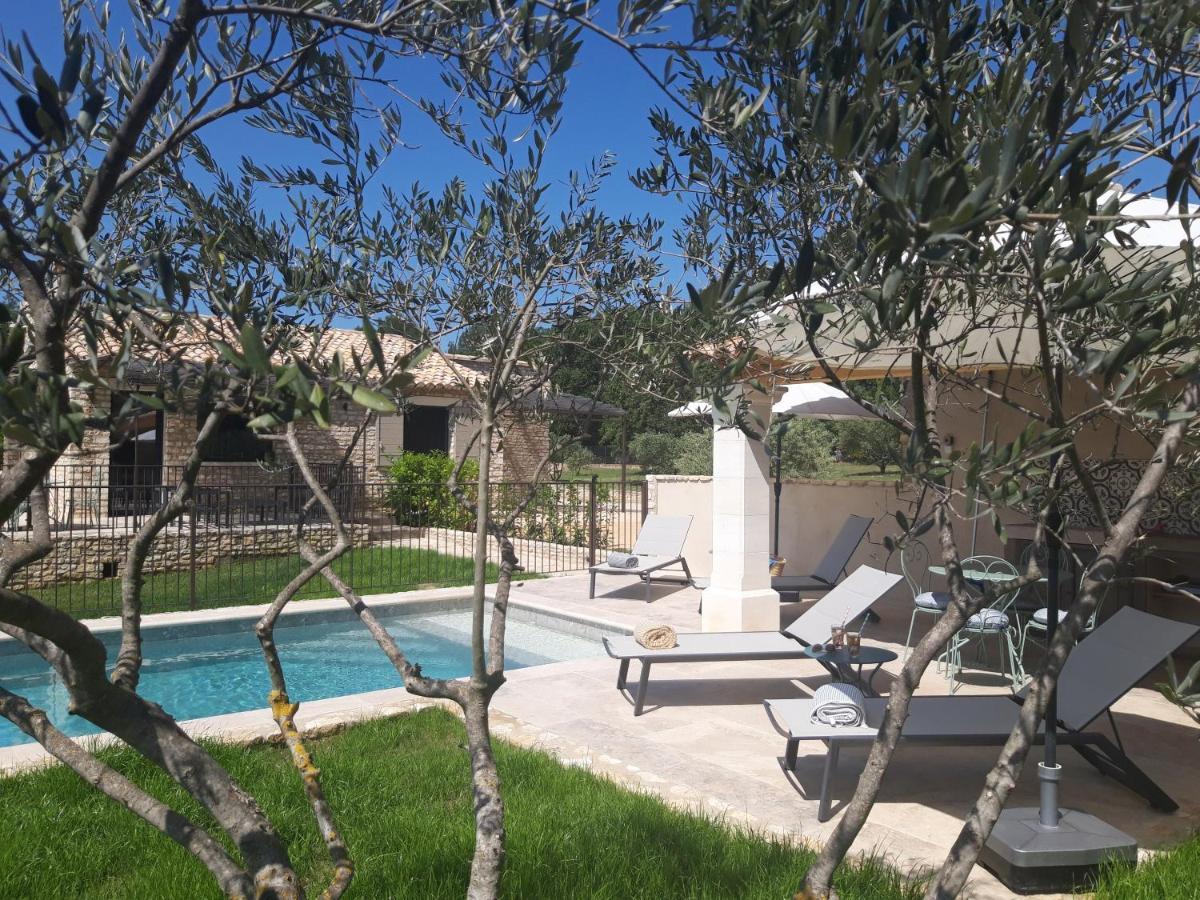 Bastide Toujours Dimanche, Maison De Vacances Avec Vue & Piscine Privee Gordes Bagian luar foto