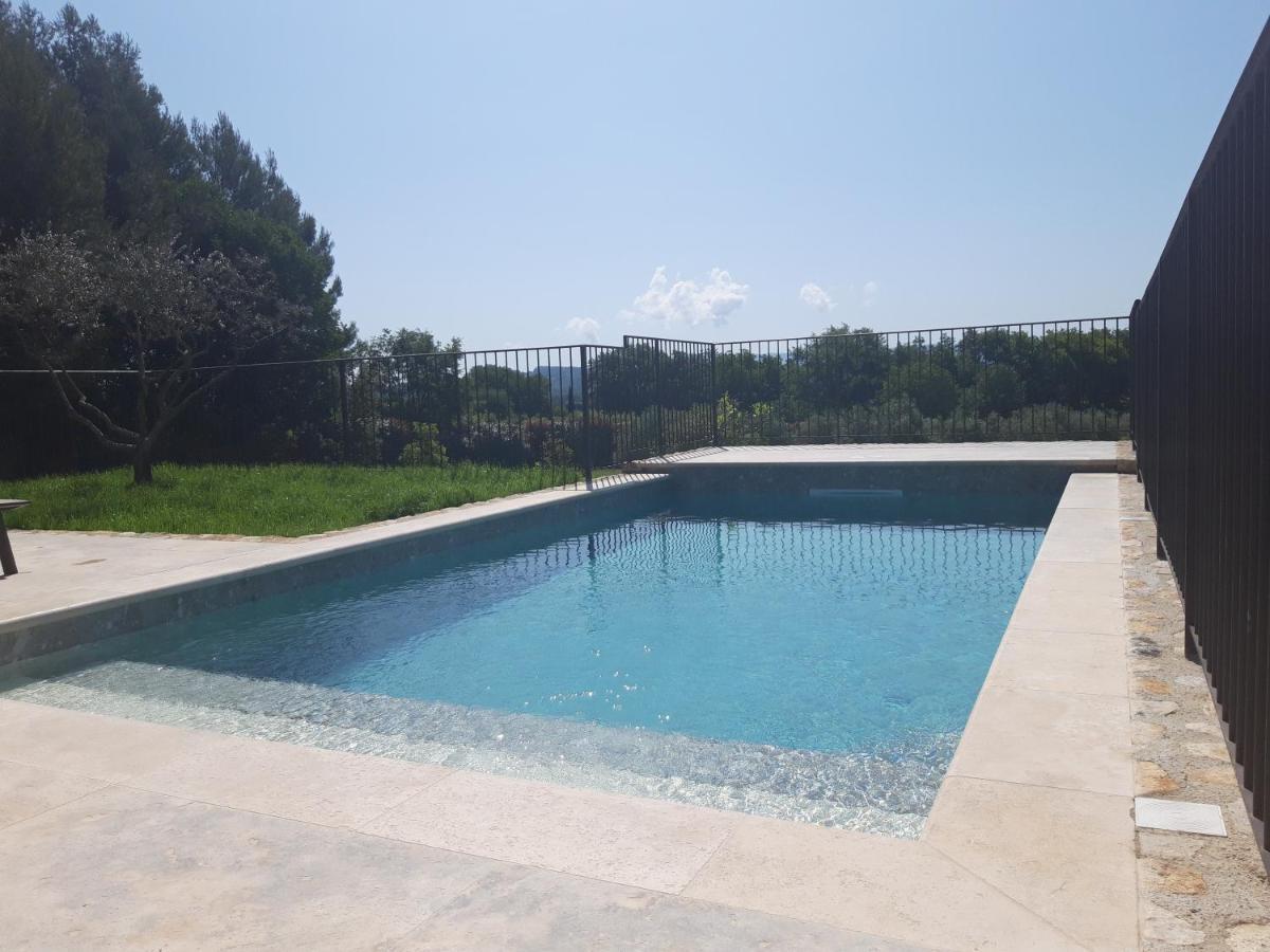 Bastide Toujours Dimanche, Maison De Vacances Avec Vue & Piscine Privee Gordes Bagian luar foto