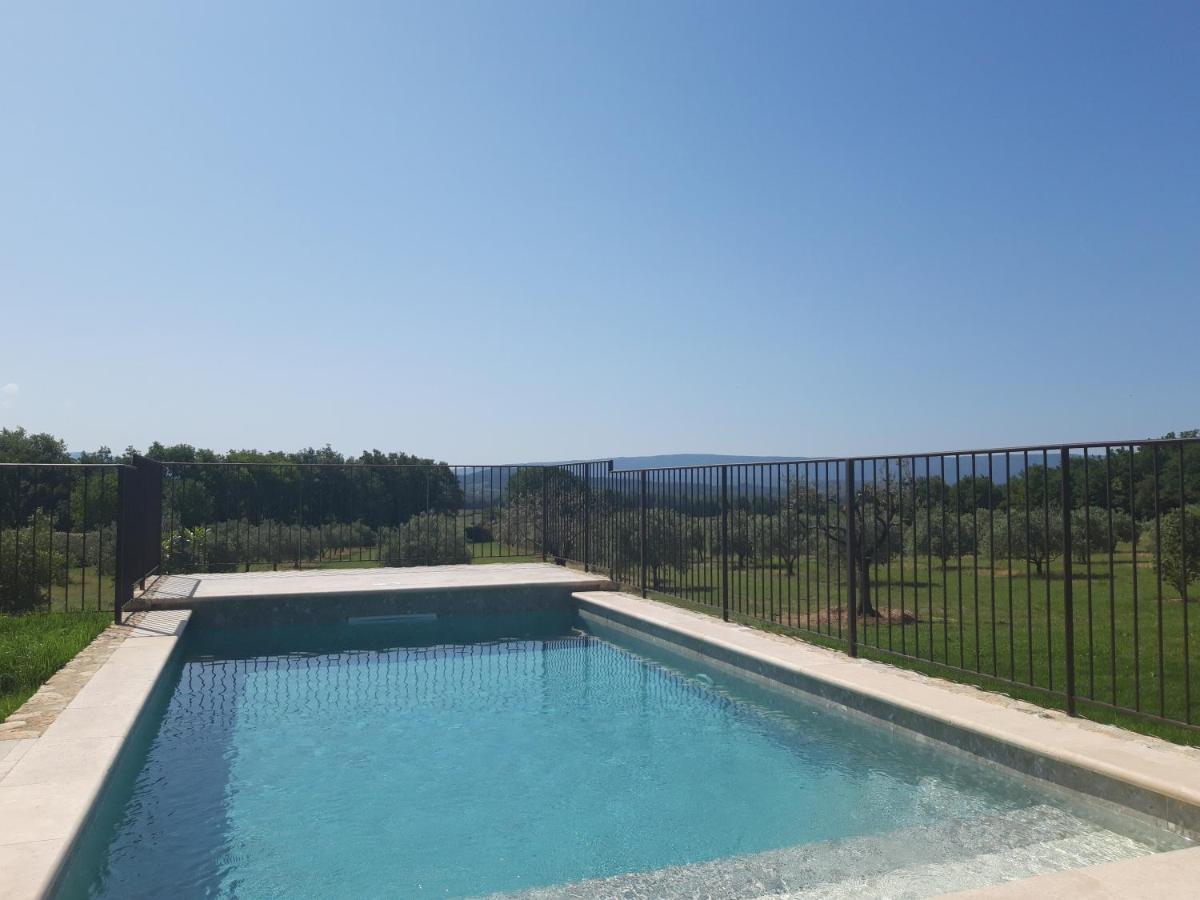 Bastide Toujours Dimanche, Maison De Vacances Avec Vue & Piscine Privee Gordes Bagian luar foto