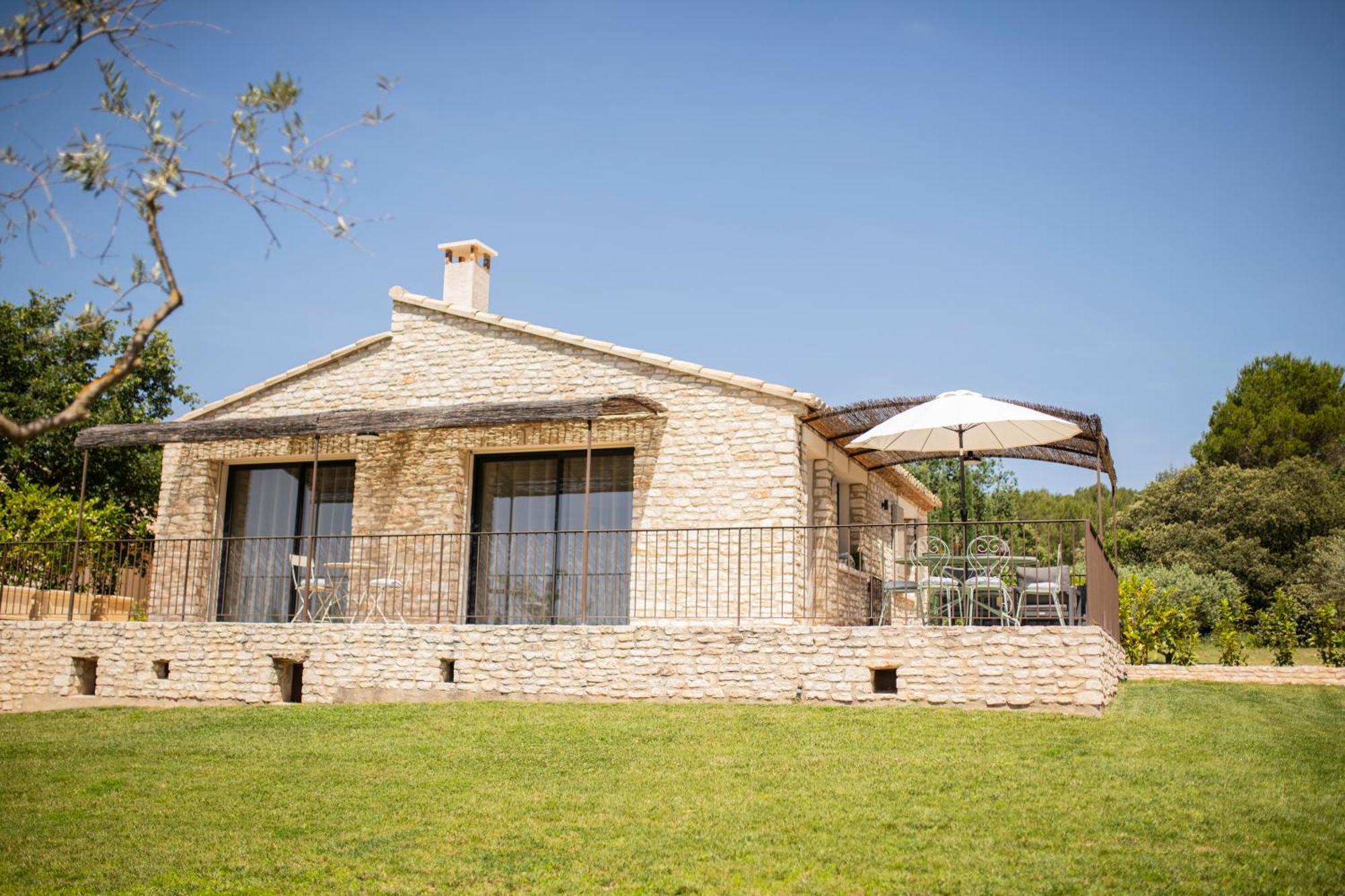 Bastide Toujours Dimanche, Maison De Vacances Avec Vue & Piscine Privee Gordes Bagian luar foto