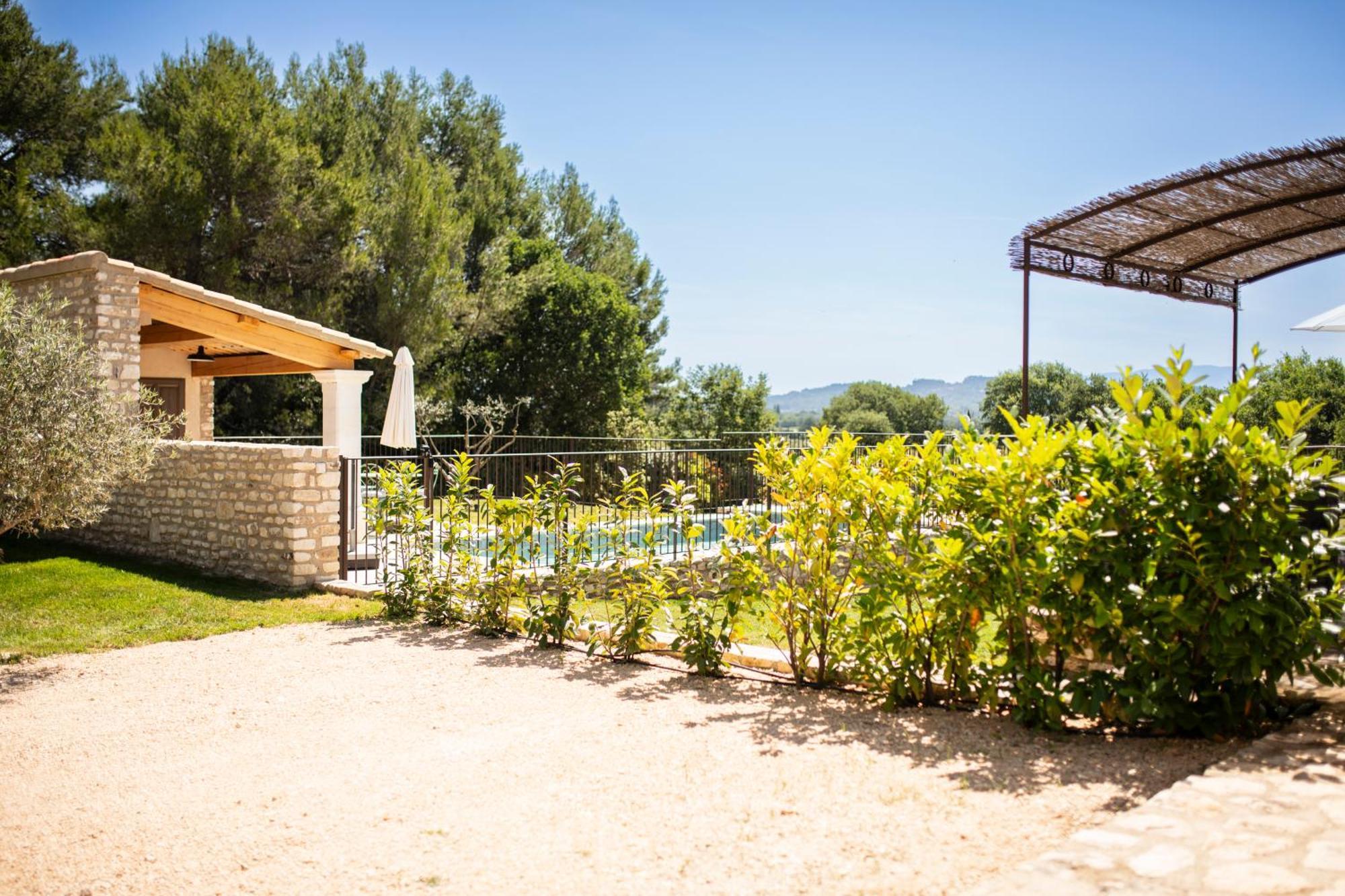 Bastide Toujours Dimanche, Maison De Vacances Avec Vue & Piscine Privee Gordes Bagian luar foto